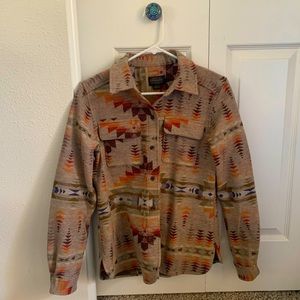 Pendleton WOMEN'S JUNIPER MESA BOYFRIEND BOARD SHIRT Size S